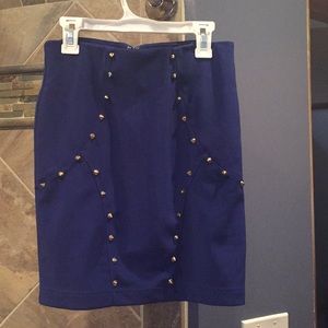 Royal blue Pencil skirt